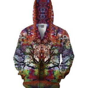 Trip Tree Zip-Up Hoodie
